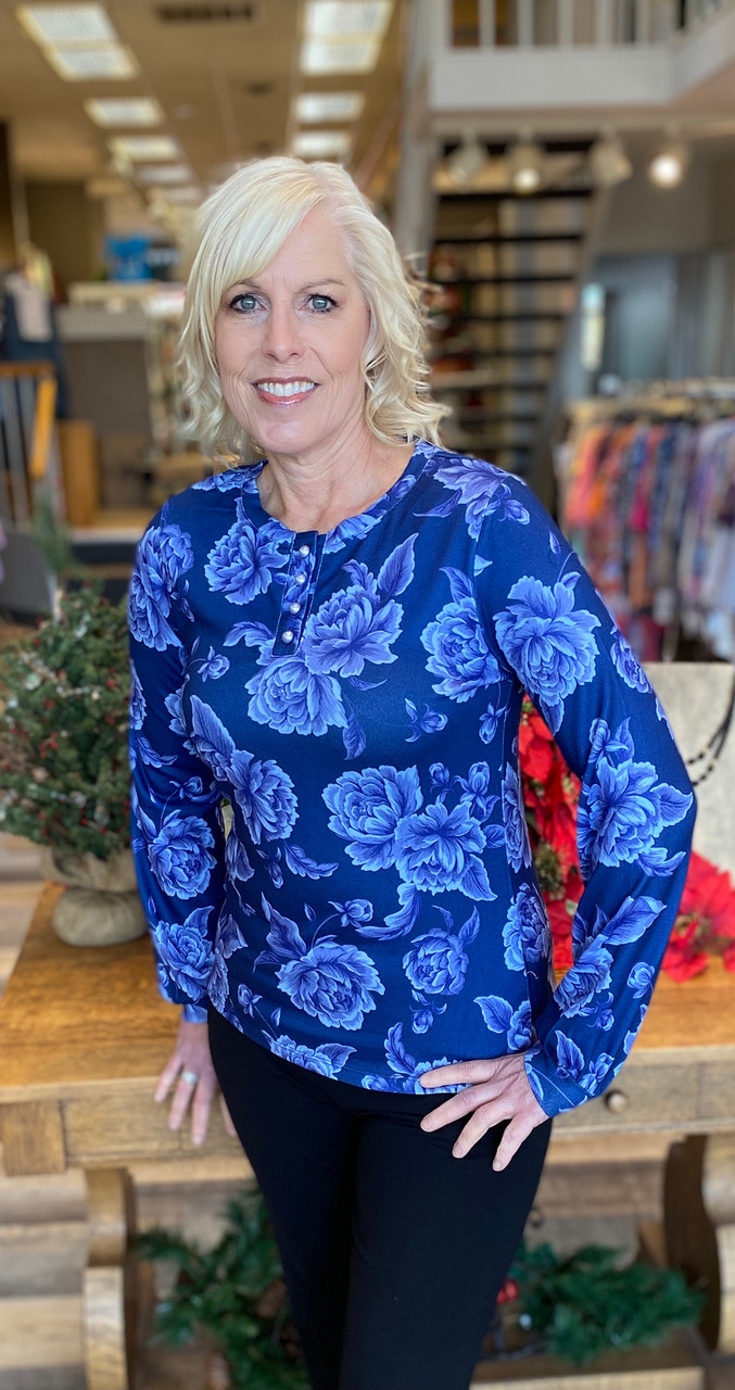 NAVY FLORAL