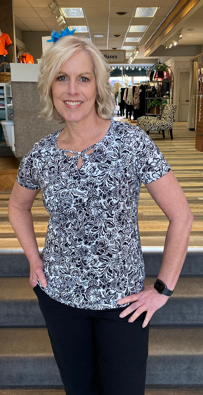 BLACK FLORAL