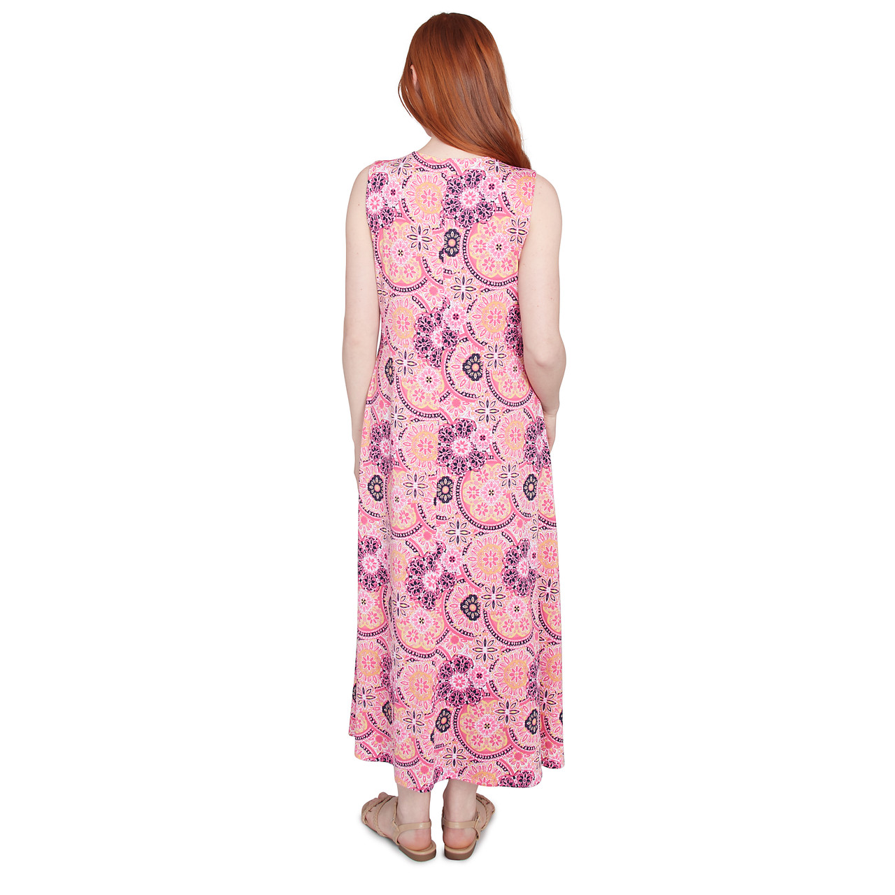DRESS *MISSY* AZALEA MULTI MDLLN BLSSMS PRINT