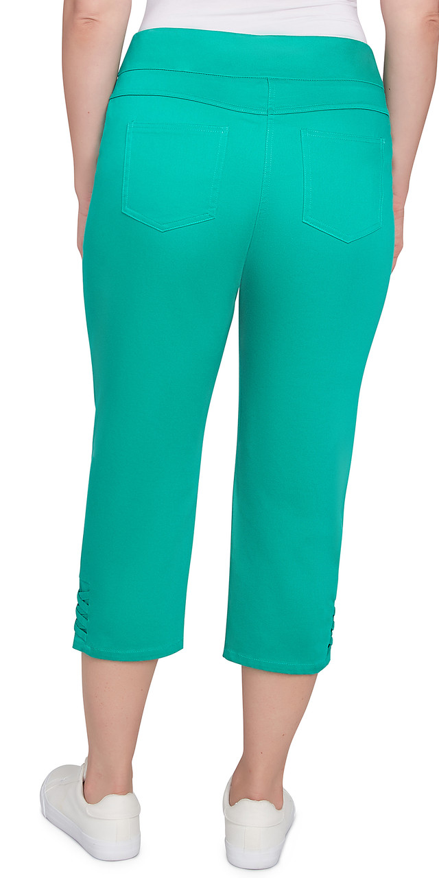 CAPRI *MISSY* DENIM W/CROSS HEM DETAIL
