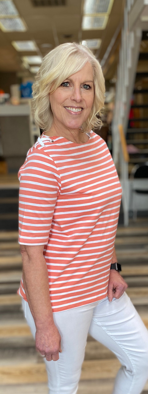 CORAL/WHITE