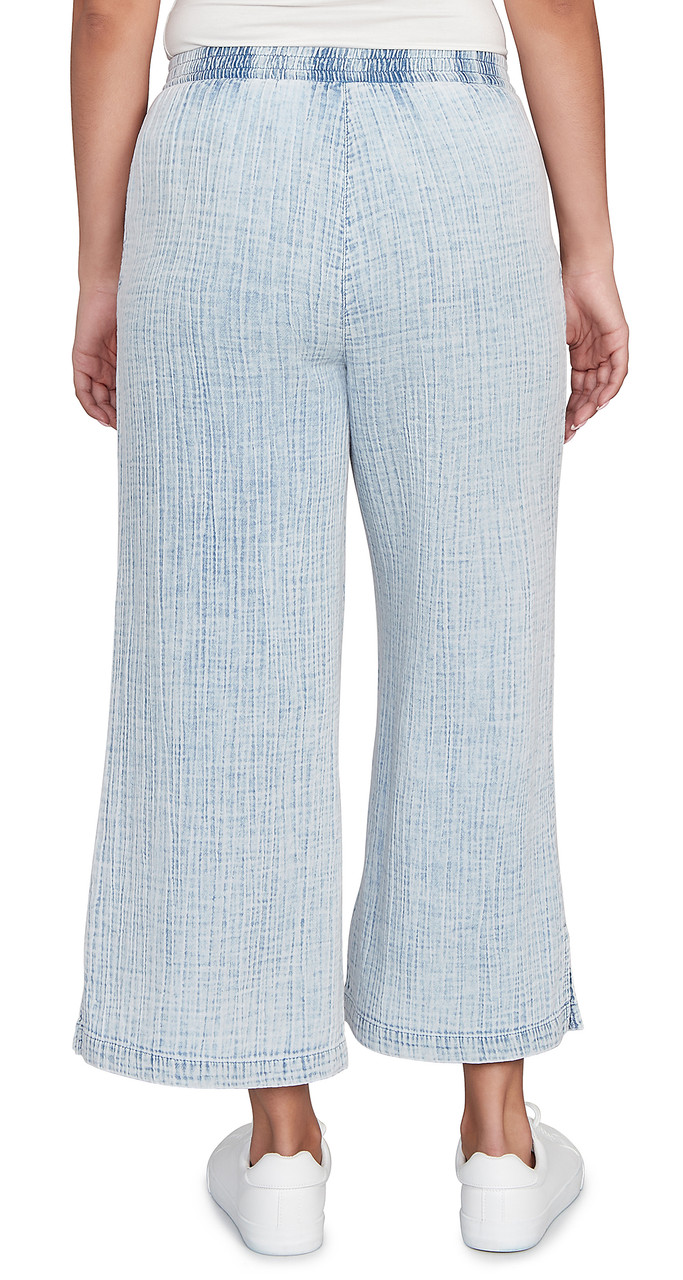 PANT *PLUS* CHAMBRAY P/O DOUBLE GAUZE