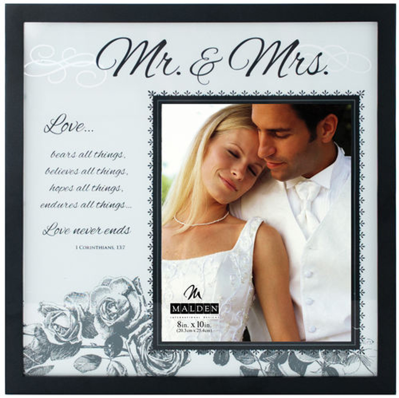 8X10 MR AND MRS FRAME FRSTD GL