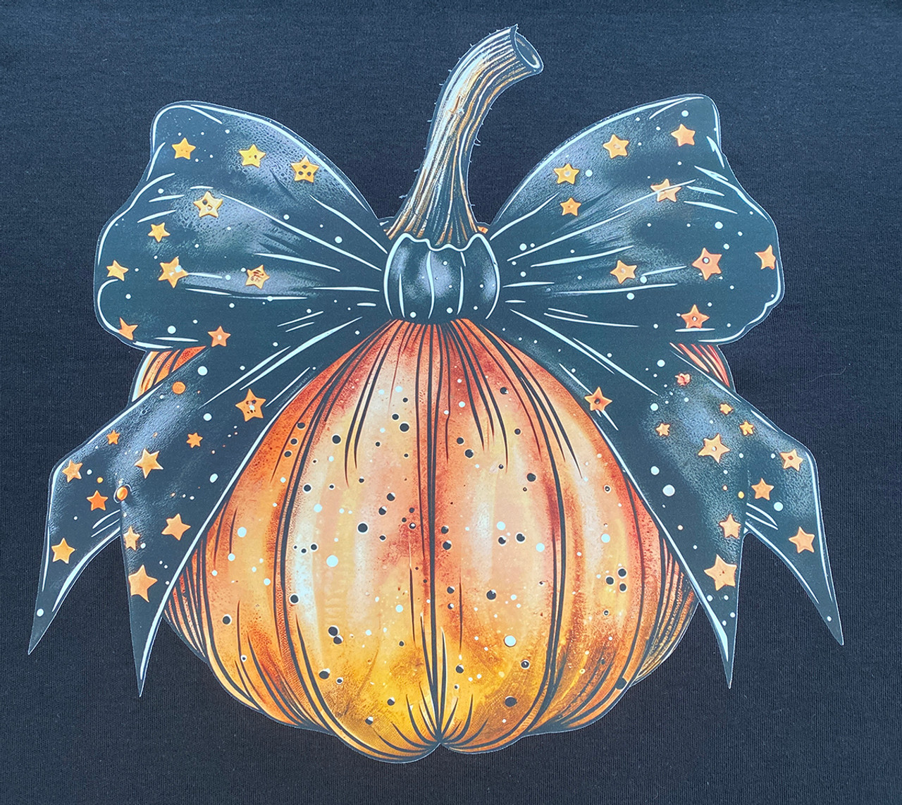 TRANSFER PUMPKIN BOW