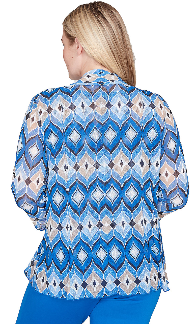 TOP *PLUS* COBALT GEO MESH 2 IN 1