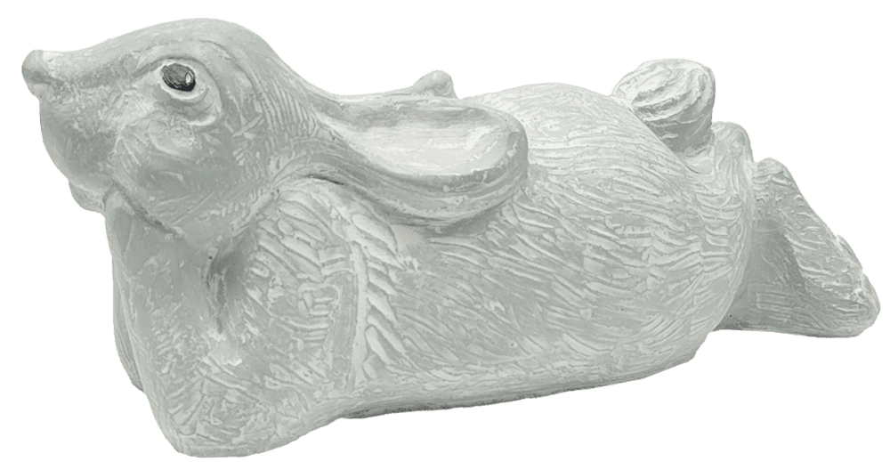 ISABEL BLOOM THINKING BUNNY SCULPTURE