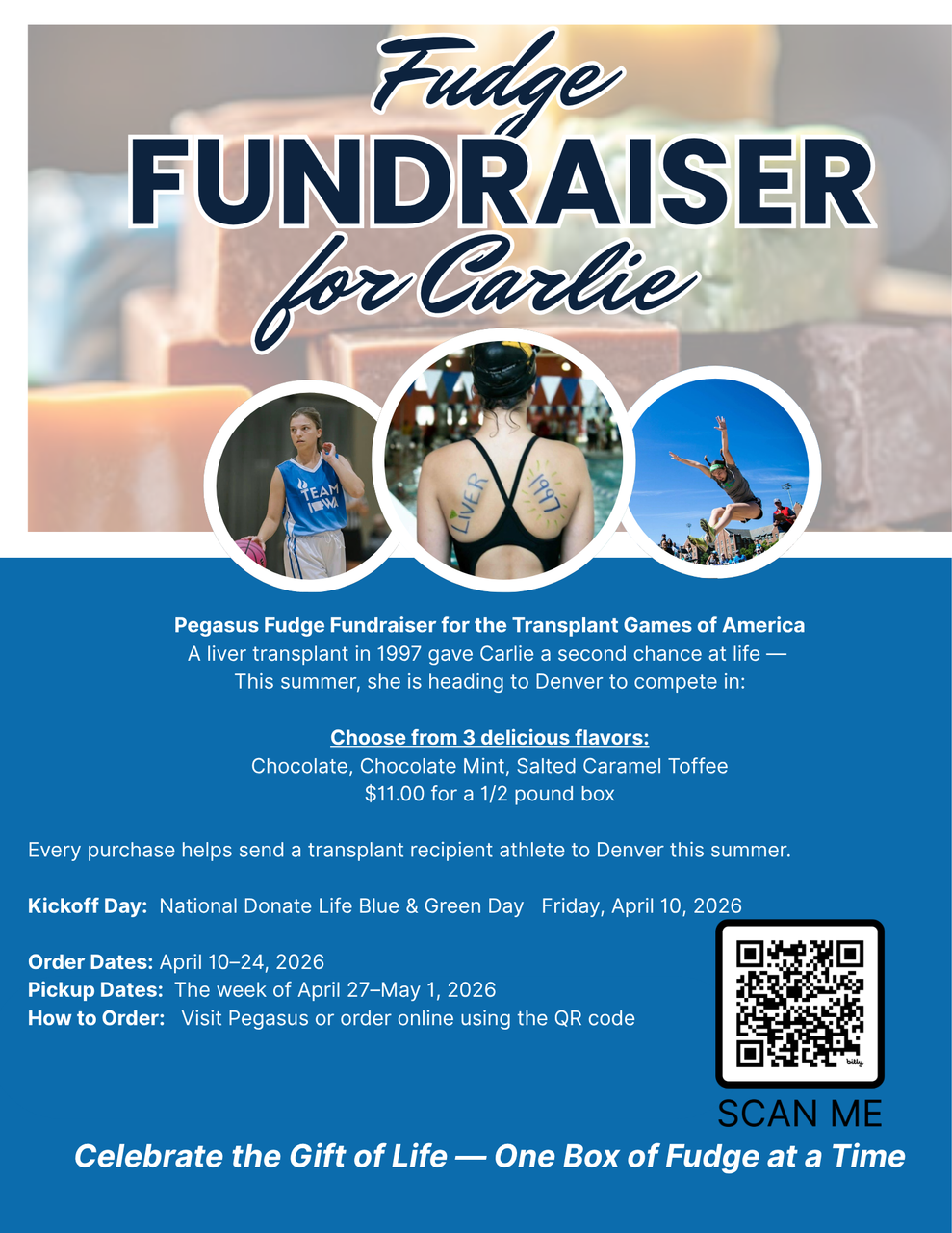 Carlie's Fudge Fundraiser