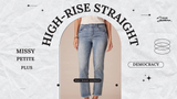 High Rise Frayed Edge Jeans from Democracy - trendy