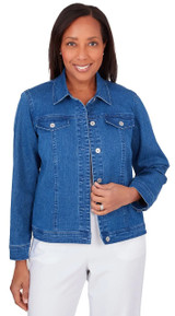 Jean Jackets with stretch in Missy, Petite & Plus sizes