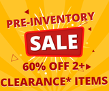 60% off 2+ Clearance* in-store offer only