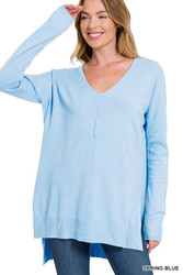 Zenana Spring Sweaters, Women's Fashion in Size Missy at FourSeasonsDirect.com