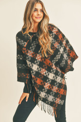 Poncho & Turtlenecks are perfect for chilly cold weather