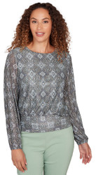 Emaline - soft blues & sage in Missy, Petite & Plus sizes