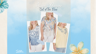 Blue and Yellow Summer Styles in Missy, Petite and Plus from Alfred Dunner! #summerfashion