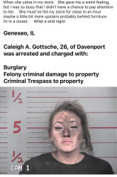 Woman trapped in our wall