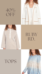 Ruby Rd 40% off Tops - one week only