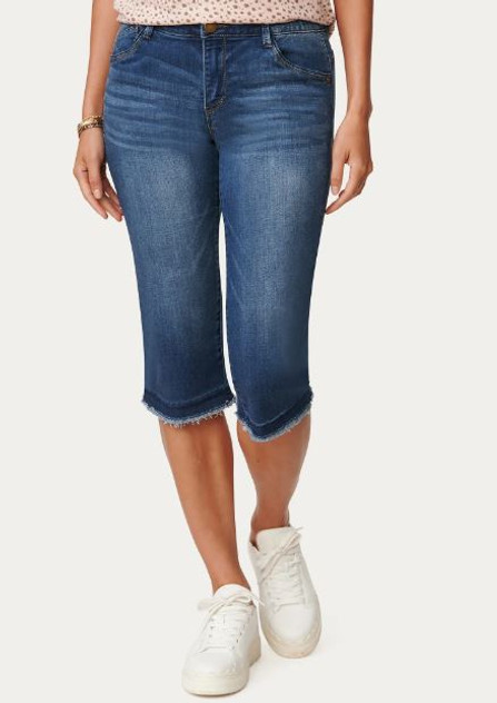 CAPRI *PETITE* INDIGO EXTRA STRETCH DENIM - Four Seasons