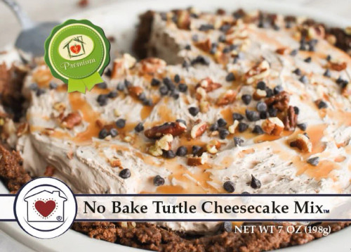 NO BAKE TURTLE CHSCK MIX NO BAKE TURTLE CHSCK MIX