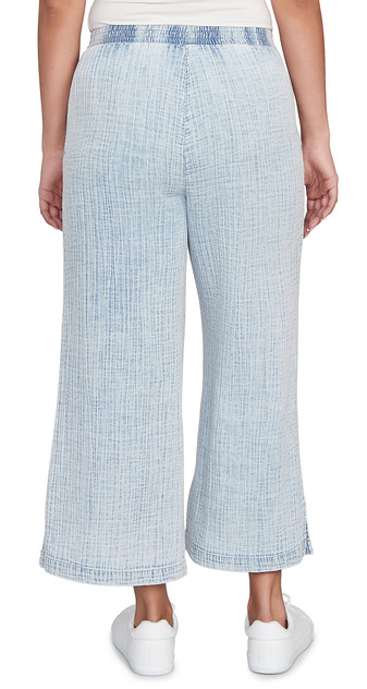 PANT *PETITE* CHAMBRAY P/O DOUBLE GAUZE PANT *PETITE* CHAMBRAY P/O DOUBLE GAUZE
