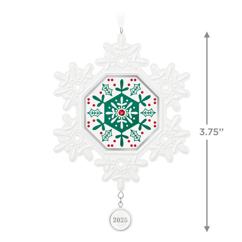 ORN-2025 SNOWFLAKE ORN-2025 SNOWFLAKE