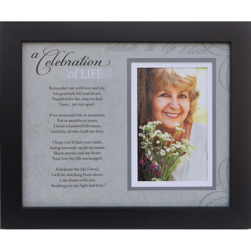CEL OF LIFE PHOTO FRAME BLK CEL OF LIFE PHOTO FRAME BLK
