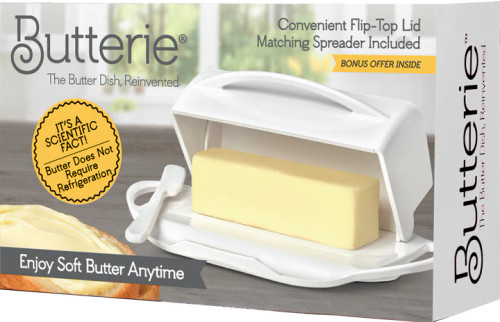 WHITE BUTTER-DISH WHITE BUTTER-DISH