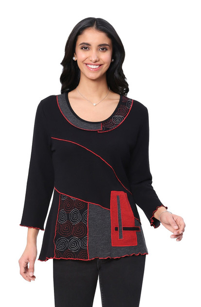 BLACK RED BLACK RED