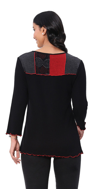 BLACK RED BLACK RED
