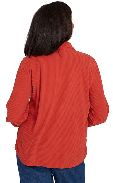 TOP *PETITE* SPICE PLUSH RIB BIG TOP *PETITE* SPICE PLUSH RIB BIG