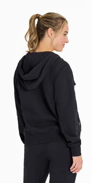 FLEECE *MISSY* FADED BLACK GOOD VIBES LIG FLEECE *MISSY* FADED BLACK GOOD VIBES LIG