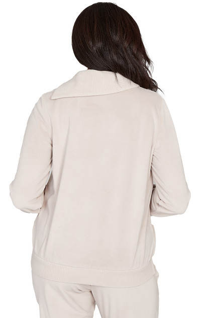 TOP *PETITE* ALABASTER ENVELOPE NECK TOP *PETITE* ALABASTER ENVELOPE NECK