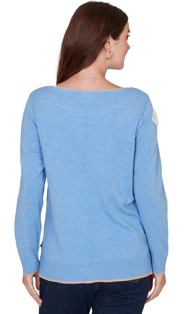 SWEATER *MISSY* BLUEBELL BALLET NK PULLOVER SWEATER *MISSY* BLUEBELL BALLET NK PULLOVER