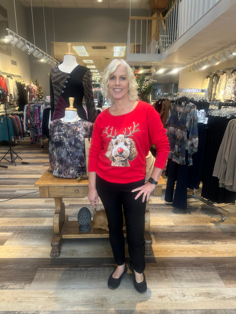 Transfer Reindeer Golden Doodle