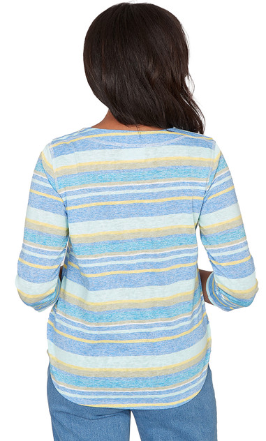 TOP *PLUS* BLUE STRIPE