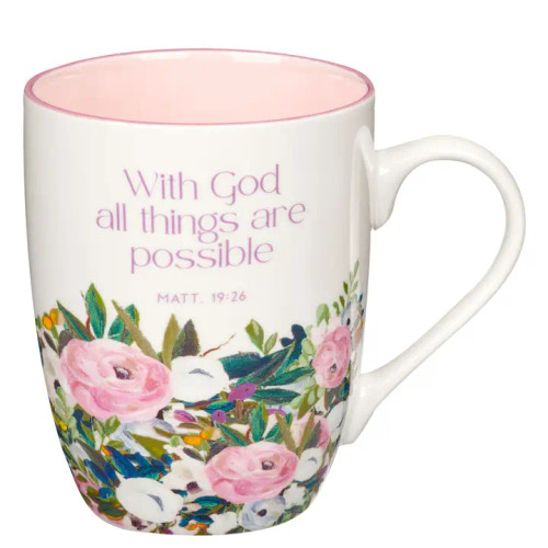 MUG PNK WITH GOD