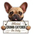 TAN FRNCH BULLDOG CHIP CLIP