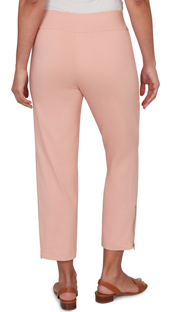 PANT *MISSY* DUSTY PINK STRETCH TUMMY SLIMMING
