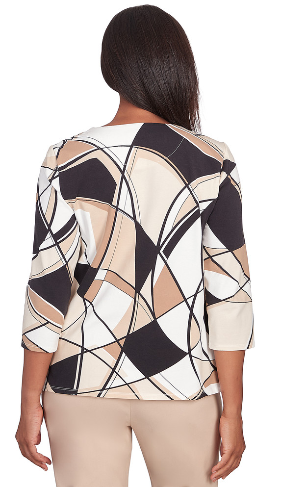TOP *PLUS* ABSTRACT PATCHWORK