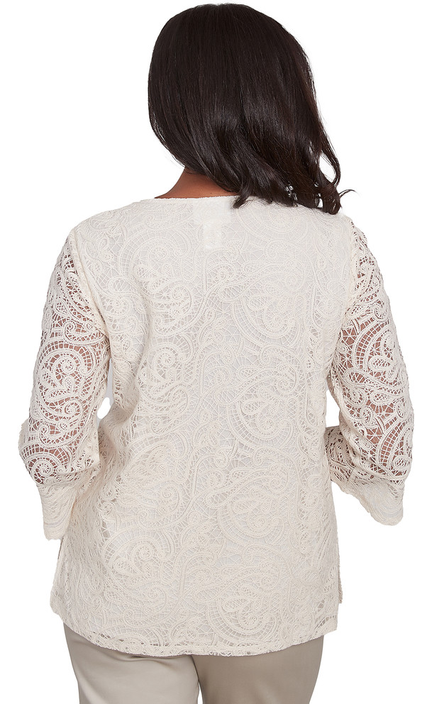 TOP *PLUS* IVORY LACE
