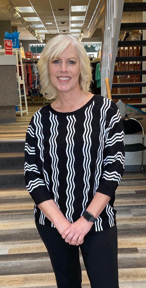 BLACK/WHITE STRIPE