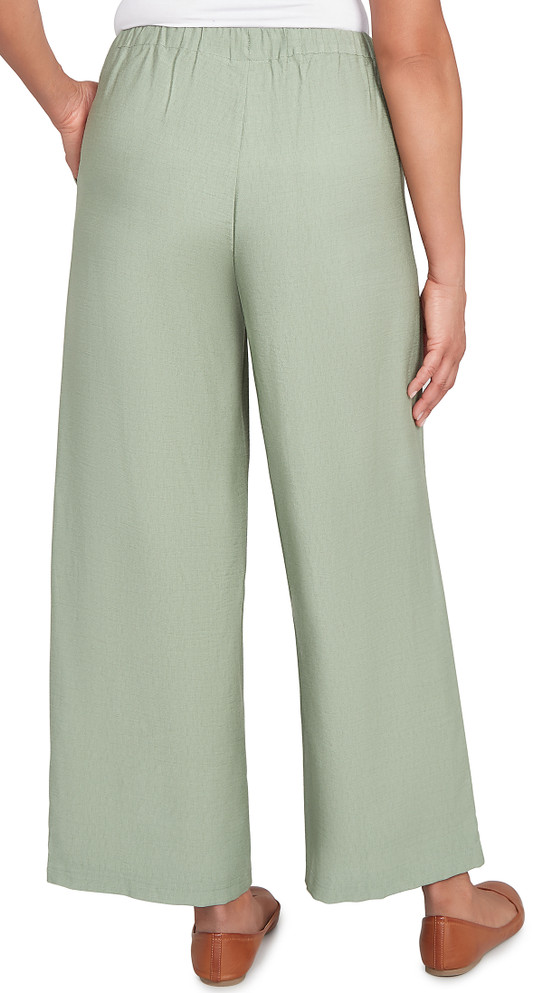 PANT *PETITE* BAY LEAF LUXE VOILE WIDE LEG