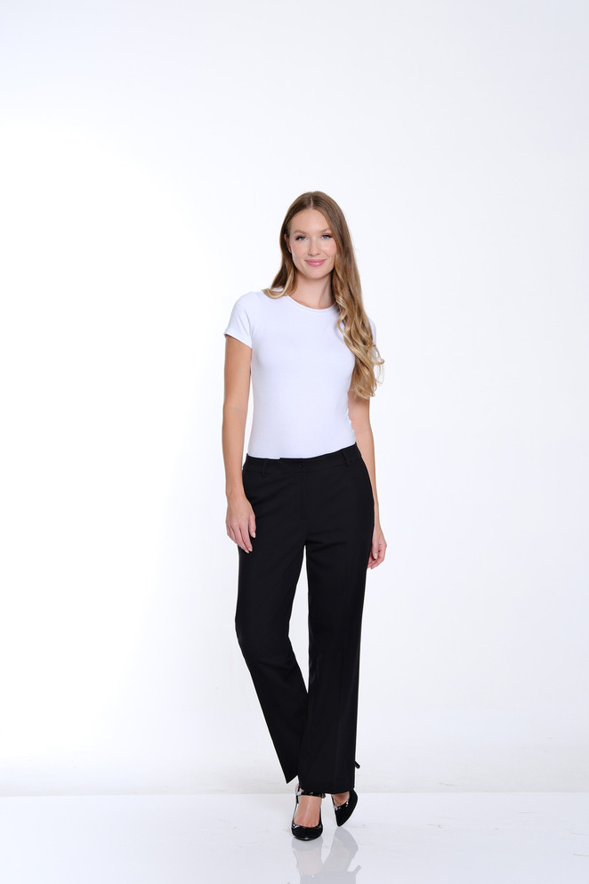 PANT *PLUS* BLACK EASE-Y FIT TROUSER