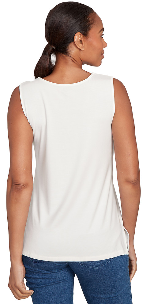 TOP *PLUS* IVORY SPLIT NK SOLID TANK