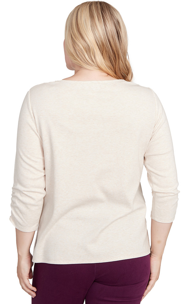 TOP *PETITE* STONE CENTER HEAT SET