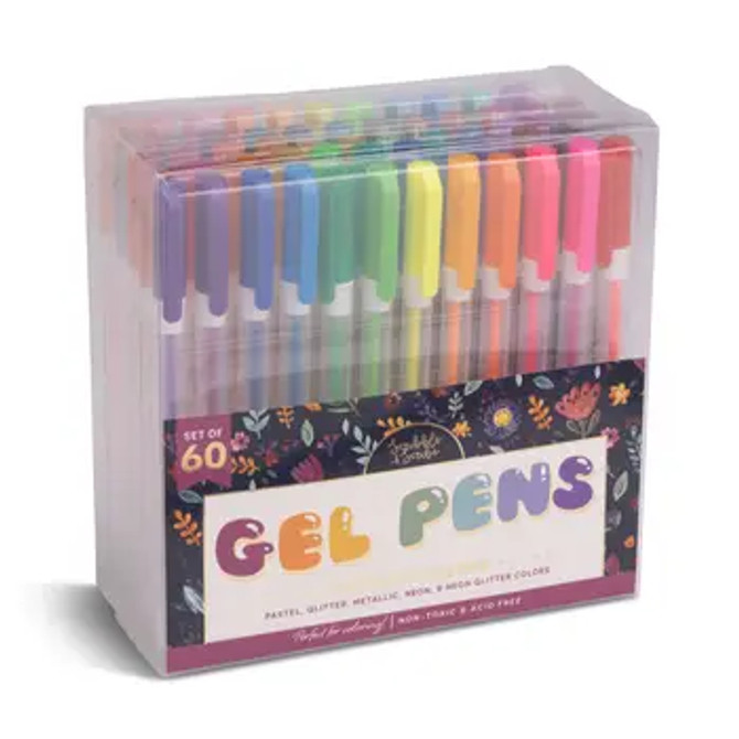 60PC NAVY FLO GEL PEN SET
