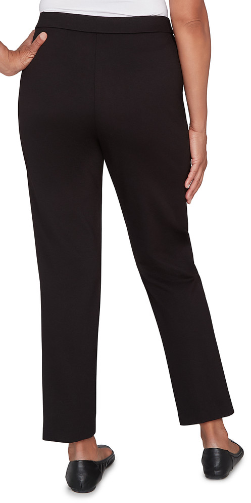 PANT *MISSY* BLACK PROPORTIONED SHORT