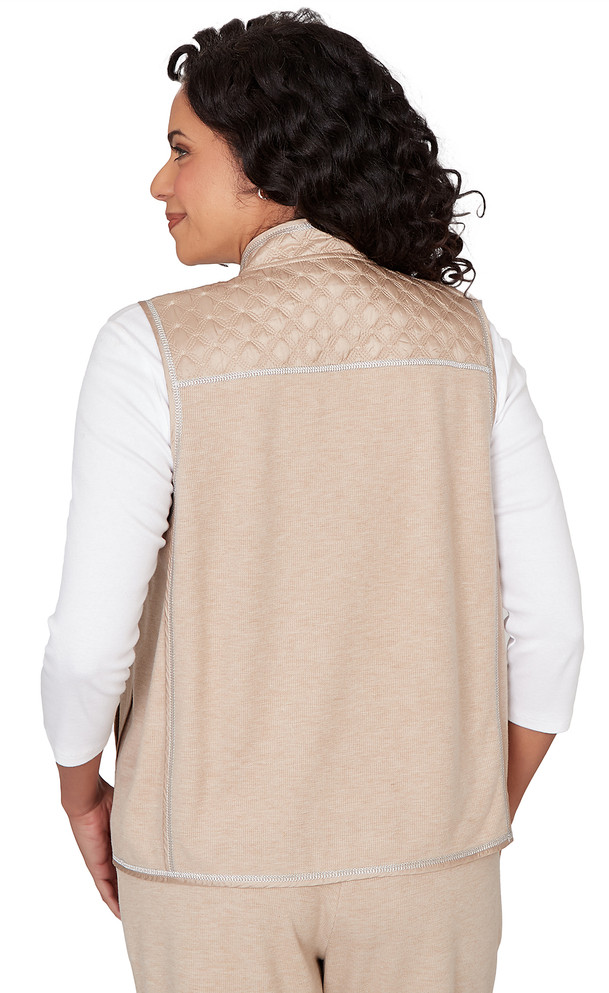 VEST *PETITE* FAWN QUILT