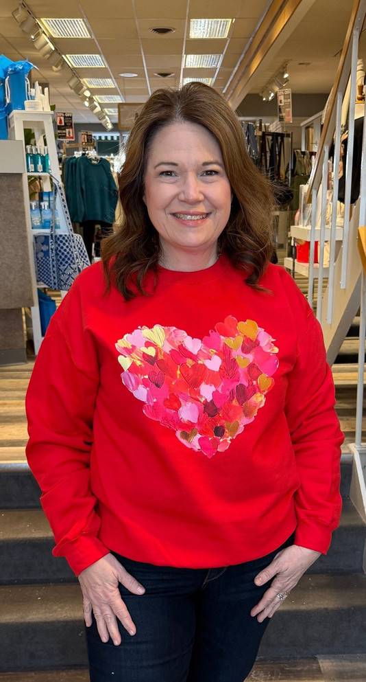 TRANSFER BRUSHSTROKES HEART