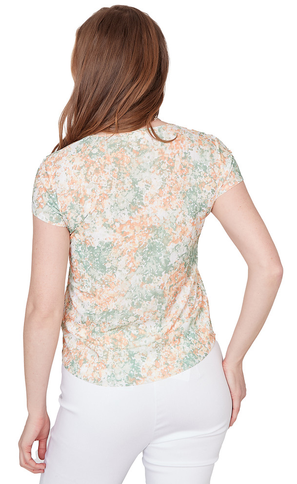 TOP *MISSY* PEACH COBBLER MELTED PAINT DROPS