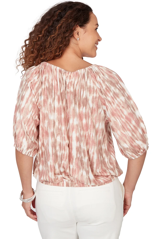 TOP *MISSY* ROSE DAWN MULTI BOOMING TIE DYE